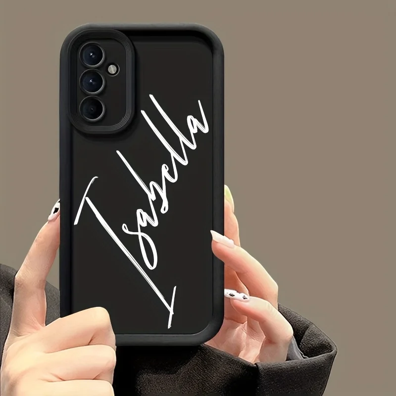 Personalized Custom Text Phone Case - Multiple Color Options Available