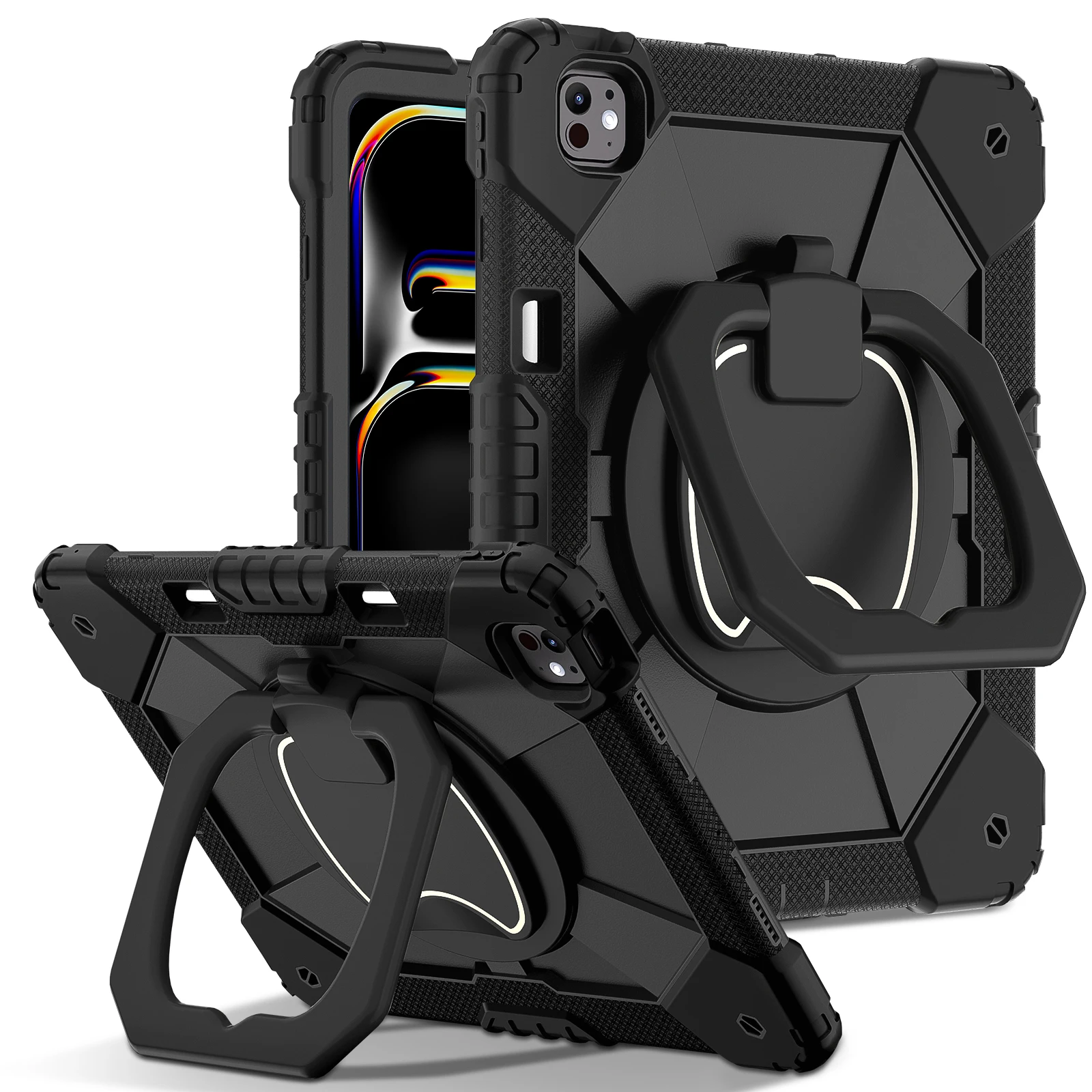 Versatile 360° Rotatable Stand Tablet Case with Shockproof Protection