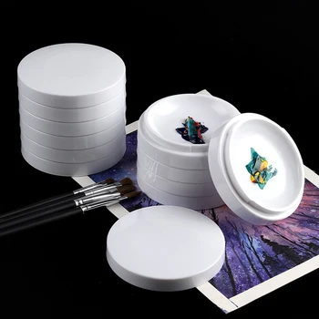 Imitation Ceramic Five-layer Palette Gouache Paint Box Mixing Box Beginner Anti-fall Anti-dry Multi-layer Palette 1