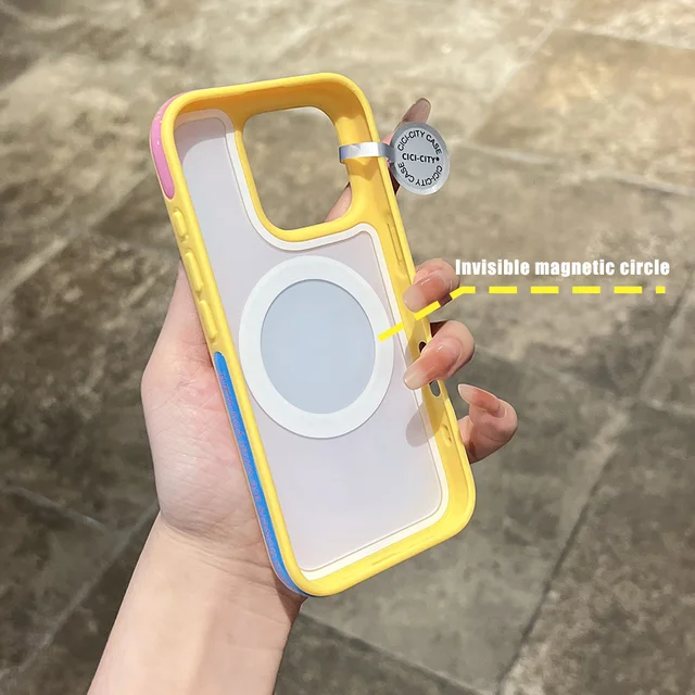 iPhone MagSafe Colorful Shockproof Case 4