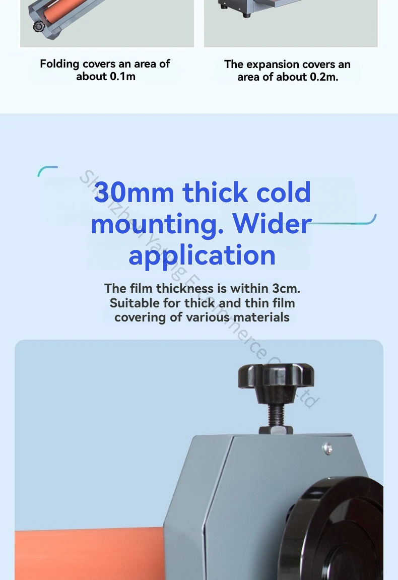 1000mm Hand Cranked Photo Lamintor Peritoneal Structure Laminating Machine Deskt
