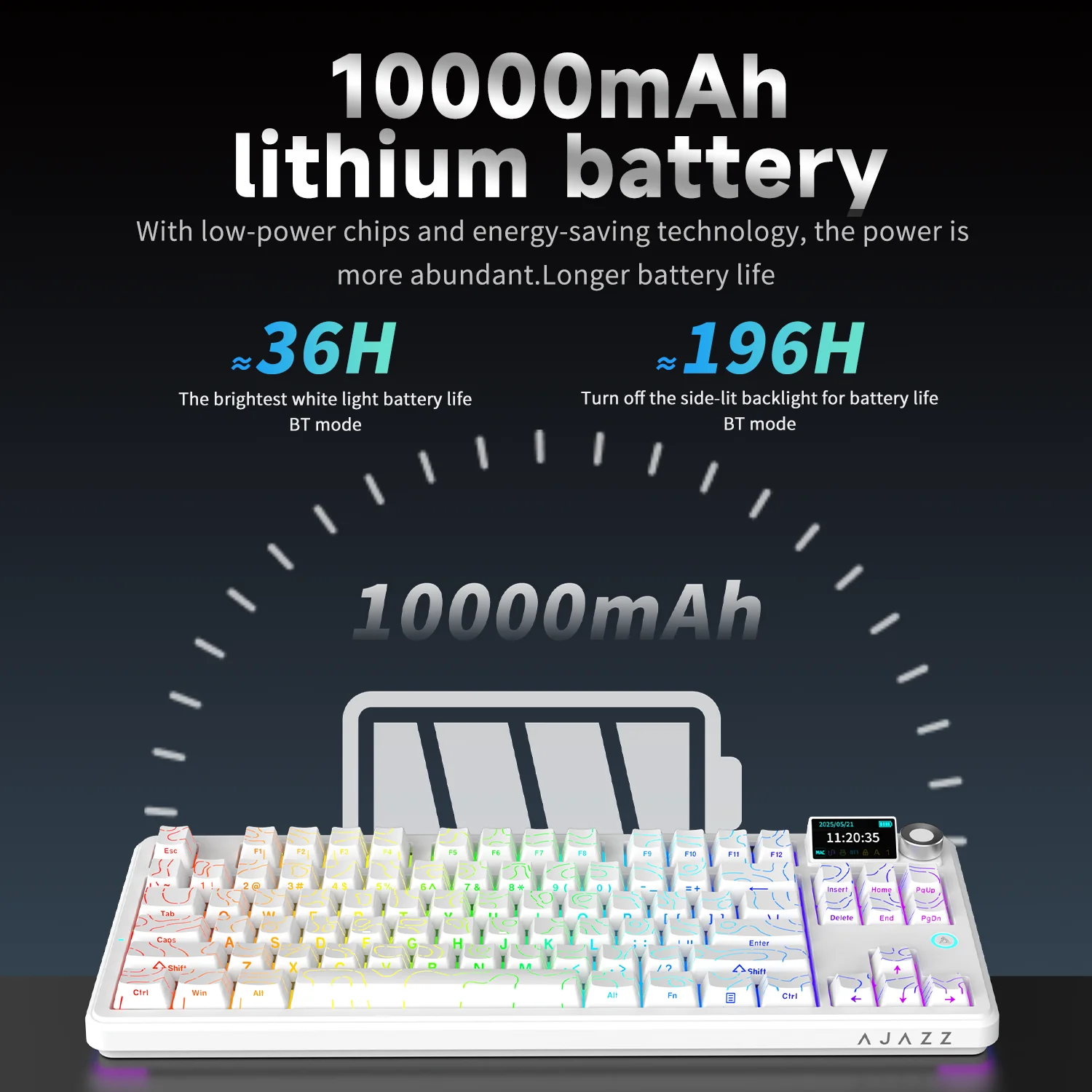 تُعد لوحة المفاتيح الميكانيكية المخصصة للألعاب Aja...