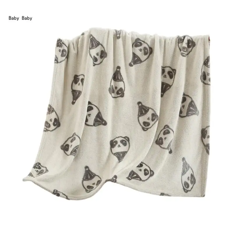 Receiving Blanket Pram Blanket Breathable Towel Pram Swaddles Wrap Baby Quilt Q81A