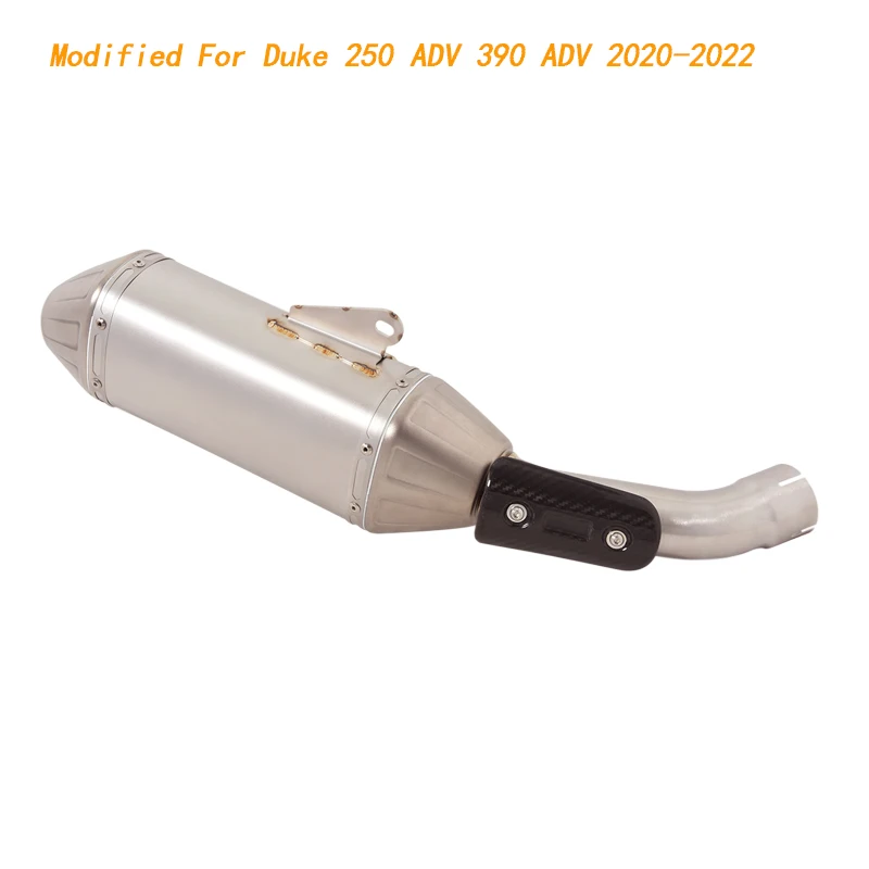 Slip On Motorcycle Mid Connect Tube Tail Link Pipe Stainless Steel Modified For DUKE 250ADV 390ADV 2020-2022