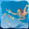 4 Pieces Mermaid Dive Toys Mermaid Bath Toys Colorful Mermaid Pool Toys Swimming Pool Games for Toddlers Boys Girls Teens Adults 5