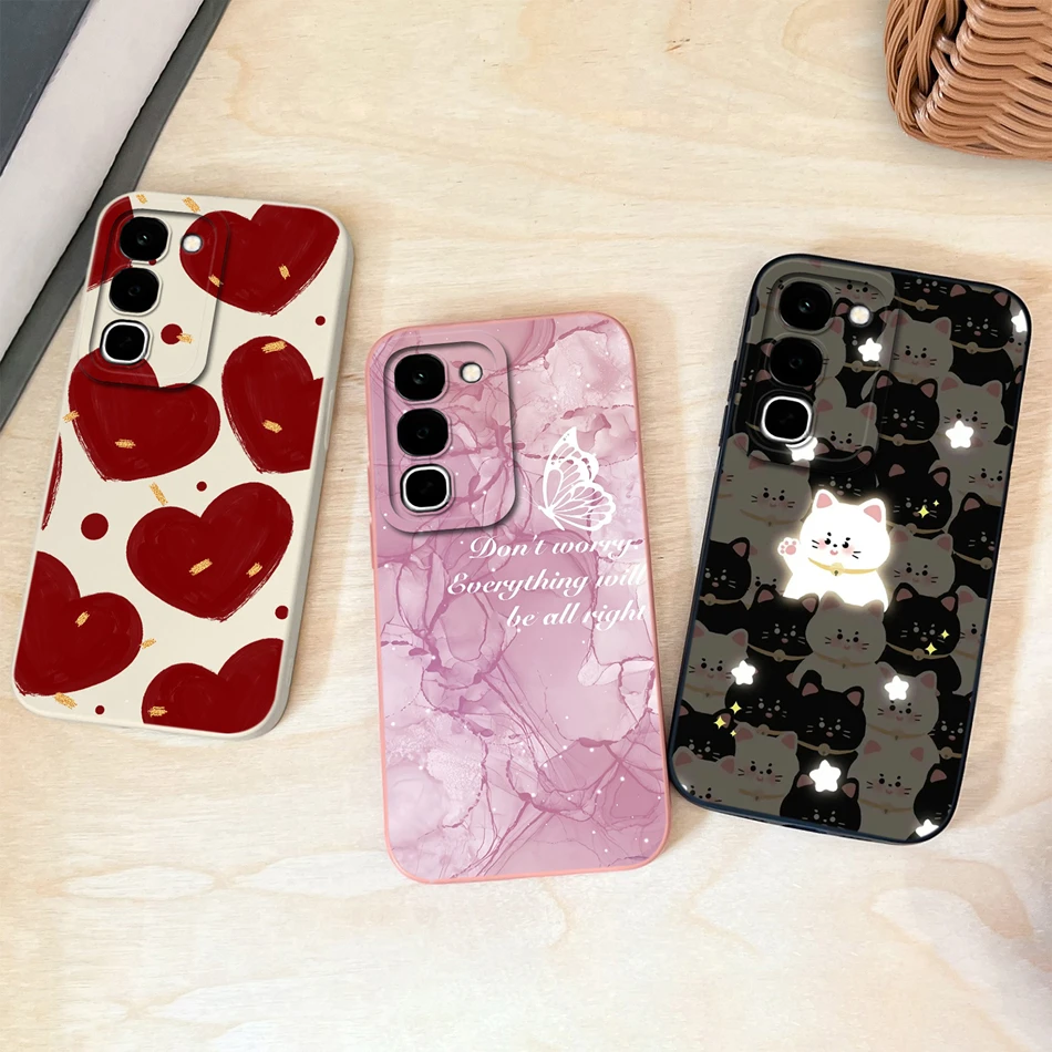 Sweet Flower Bunny Soft Liquid Silicone Lens Protection Phone Cover