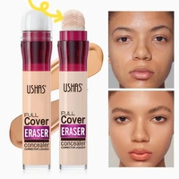 USHAS 12color Sponge Head Concealer For Dark Circles Tears Freckles Corrector Acne High-end Makeup Natural Skin Makeup Cosmetics 2