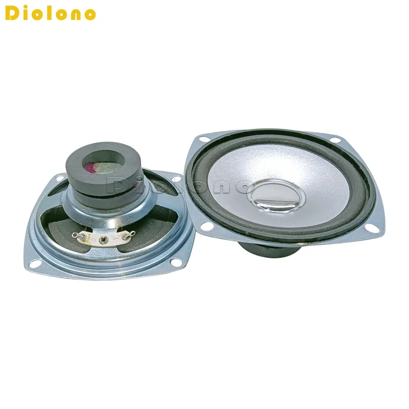4 Ohm 3W Loudspeaker 78MM 3 Inch Square Speaker 32MM Double External Dual Magnetic Silvery Bright Cap Foam Edge