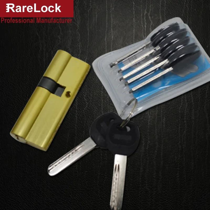 Handle Door Lock Cylinder 9 Size 7keys Bedroom Bathroom Interior Locks Door Hardware Accessory Rarelock MMS436 G