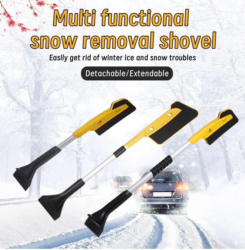 Extendable Car Snow Brush Winter Auto Scraper Tool