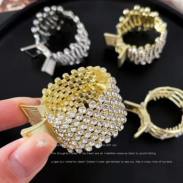 Luxury Mini Rhinestone Pearl Hair Clip