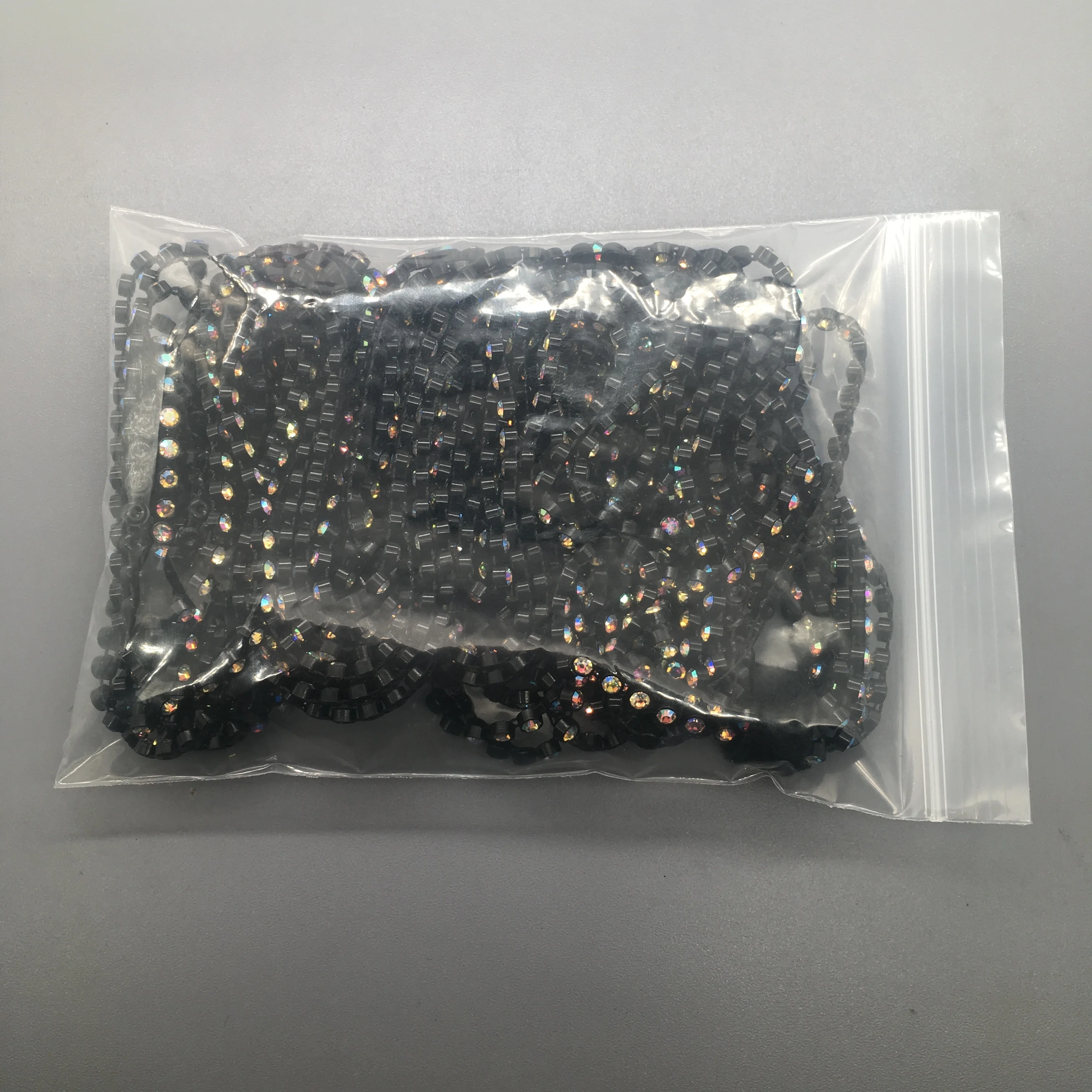 TABA® Sparkling AB Crystal Rhinestone Trim - 10 Yards of Elegant Rhinestone Banding