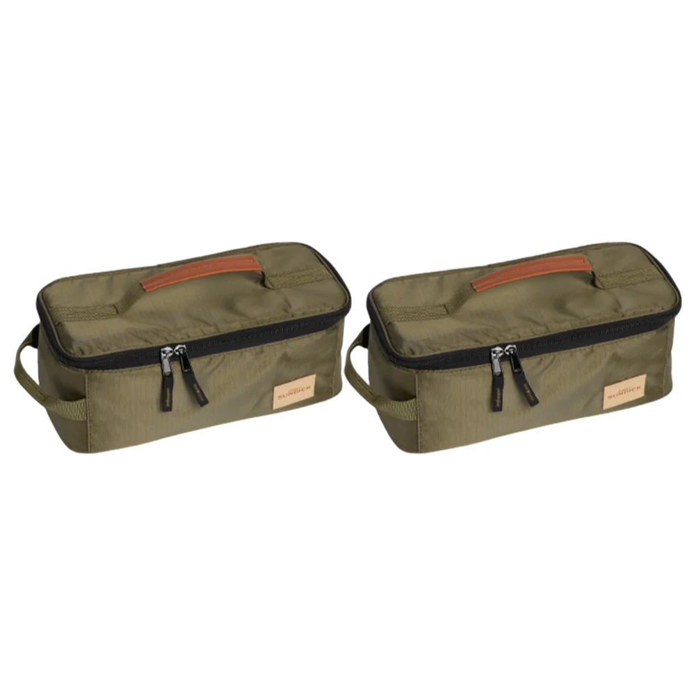 Large Capacity Portable Camping Cutlery Pouch for Picnics & Travel Storage - Picture 9 of 11