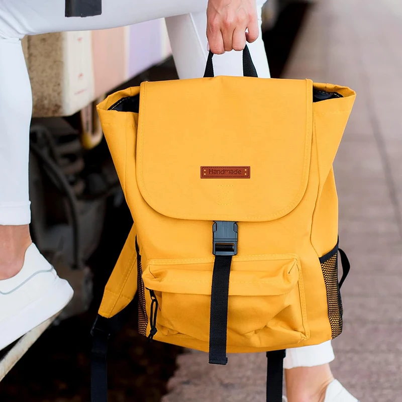 Etichette per abbigliamento 30 pezzi Etichetta in pelle PU Etichetta per abbigliamento fatta a mano con fori Decor Etichetta in maglia Borsa per jeans fai da te Scarpe Accessori per cappelli - immagine 4