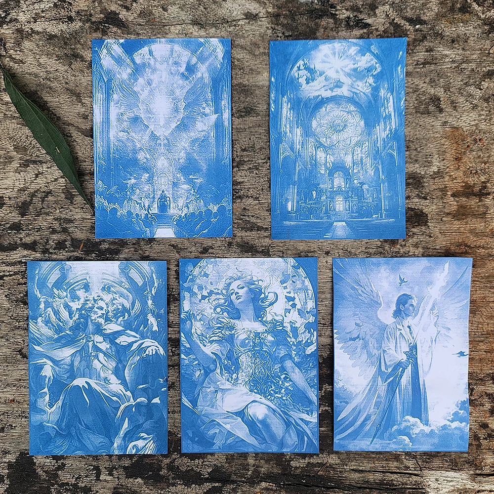 A6 White Sun Print Paper Film Kit With Tutorial And Tools 5/15/25 Pcs Cyanotype Paper & Film 1-5 Sheets Beginners DIY Art
