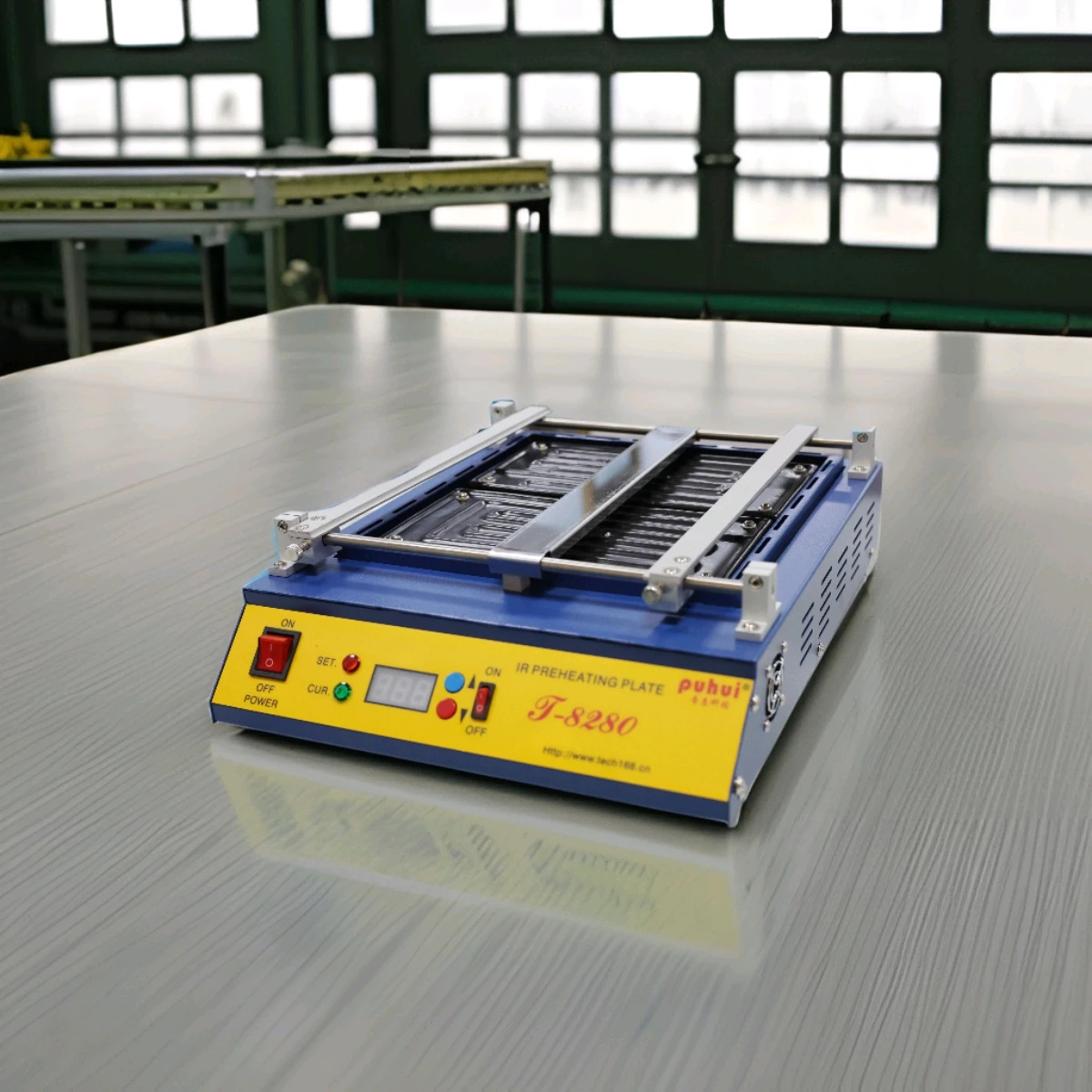 220V Puhui T8280 PCB Preheater IR Preheating Plate T-8280 IR-Preheating Oven 0-450degree Celsius Solder Repair 4