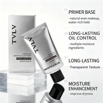 Jelly Moisturizing Transparent Makeup Primer Suitable For Facial Base Makeup, Long lasting And Comfortable Makeup Feel 2