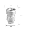 Car Wash Accessories  For High Pressure Washer Foam Lance Orifice Nozzle Stainless Steel Filter Car Cleaning Snow Foam Cannon 2