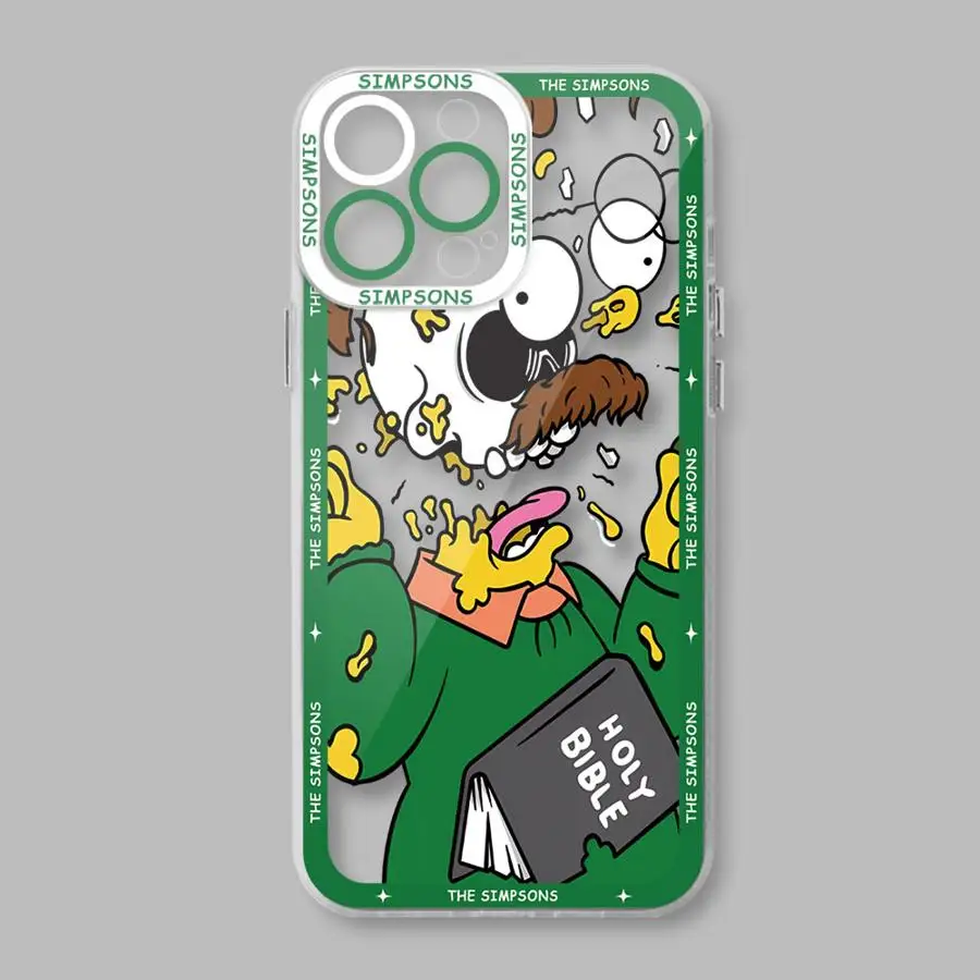 Humorous Homer Simpson Matte Phone Case - Cartoon Design