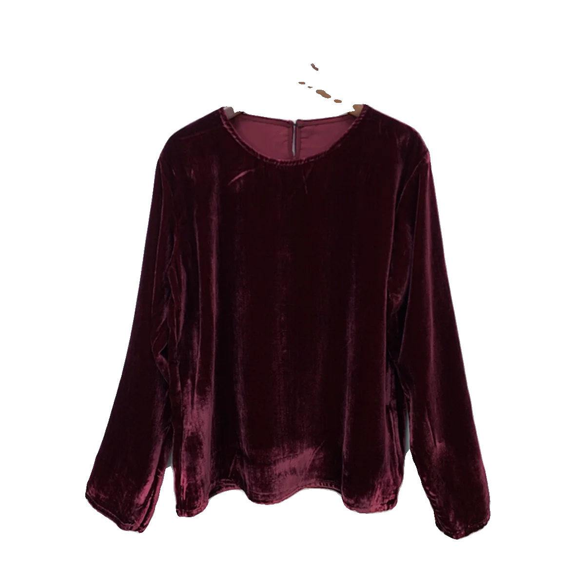 Yellow Oversized Silk Velvet Long Sleeve Shirt With Lace Patchwork For Women Fall Collection main image 1