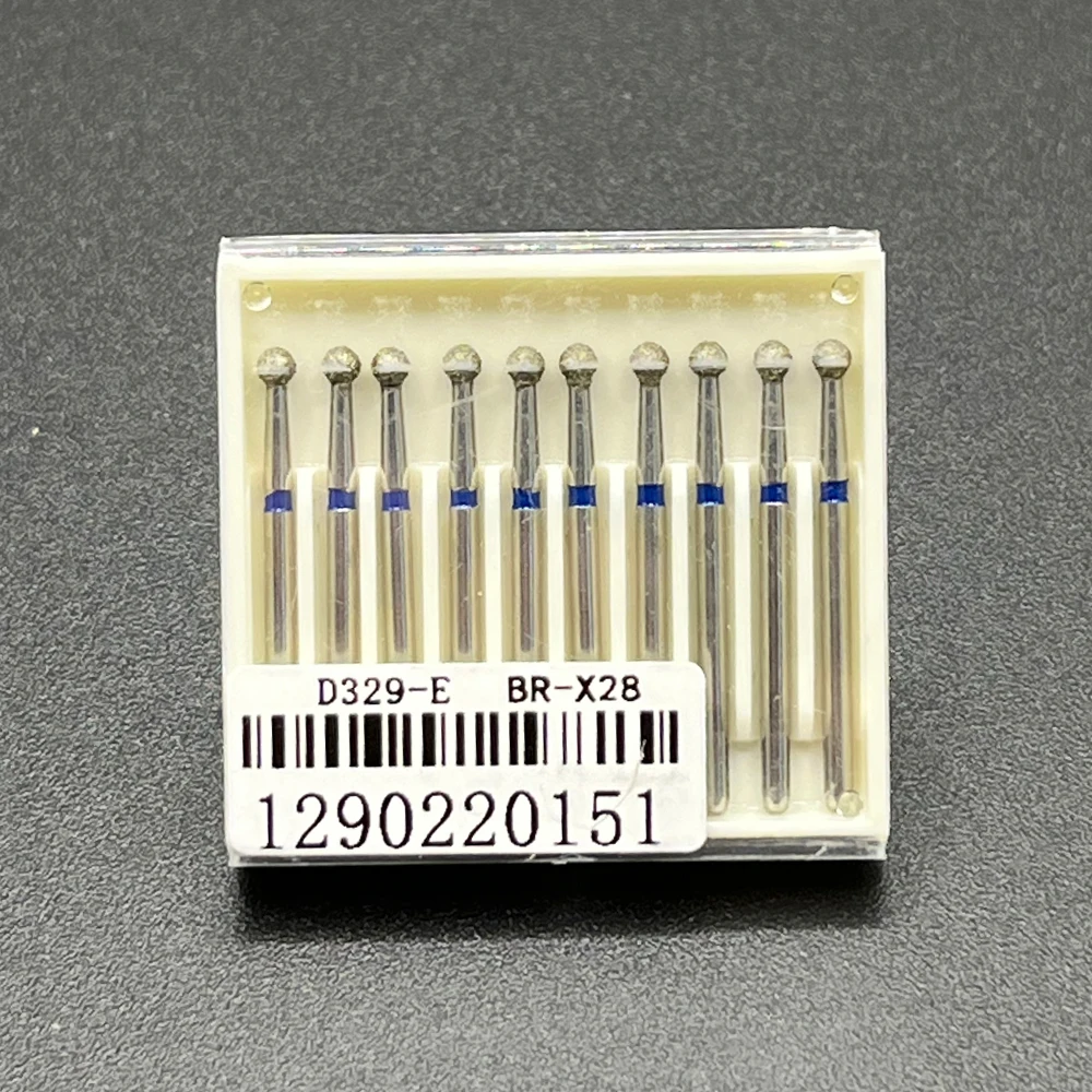 10pcs/pack Extra Long Dental Diamond Burs 25mm FG Dia-burs 1.6mm Shank for High Speed Handpiece Burs Dentist Tools