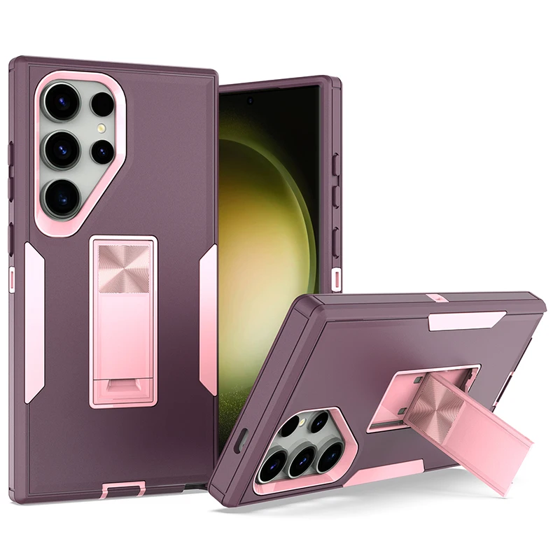 Enhanced Shockproof Heavy Duty Kickstand Phone Case Cover