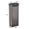 Airtight Removable Lid Pasta Storage Container Spaghetti Storage Container Storage Jar for Tea Sugar Beans Dry Food Cereals 6