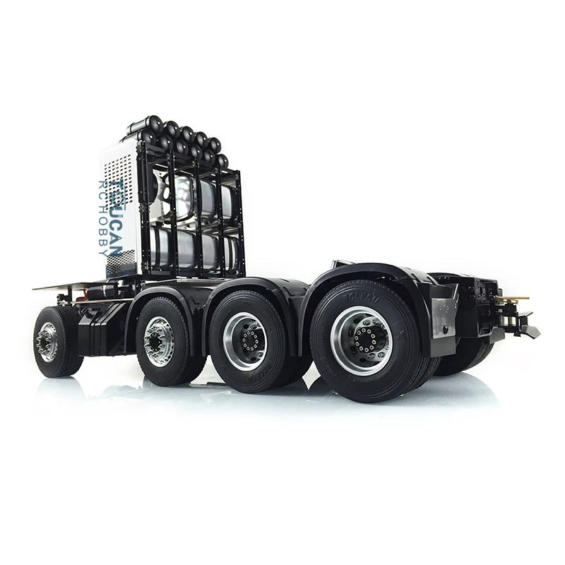 SALE 1/14 LESU 8X8 Metal Axle Gearbox Chassis Equipment Rack for RC Truck Tamiyay 3363 1851 Remote Control Tractor Th16496 4