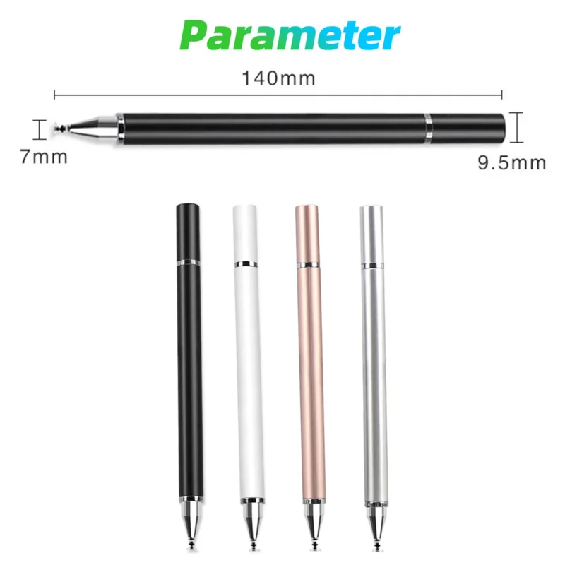 1-8pcs 2in1 Universal Stylus Pen For Tablet Mobile Android ios Phone iPad Accessories Drawing Tablet Capacitive Screen Touch Pen