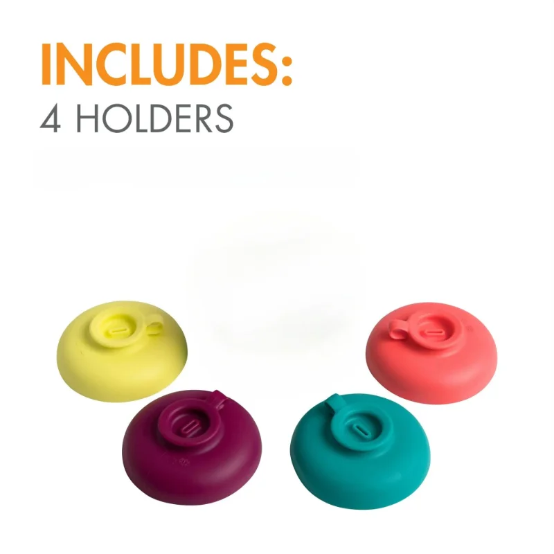 Children's Popsicle holder includes 2 portable travel boxes catches drips Frozen Popsicle and ice cream