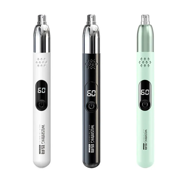 전기 귀 코 헤어 트리머 클리퍼, 전문 무통 눈썹 및 얼굴 헤어 트리머, 남성 여성 제모 면도기 