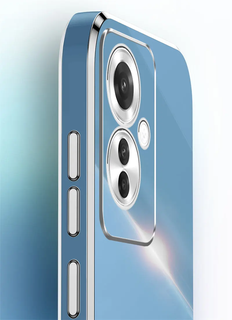 Premium Silicone Plating Soft Back Cover Phone Case