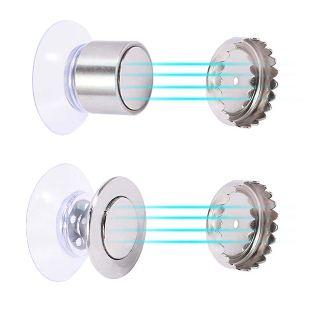 

Stainless Steel Magnetic Soap Holder Wall-mounted Suction Cup Soap Dish Hanger For Kitchen Bathroom Toilet