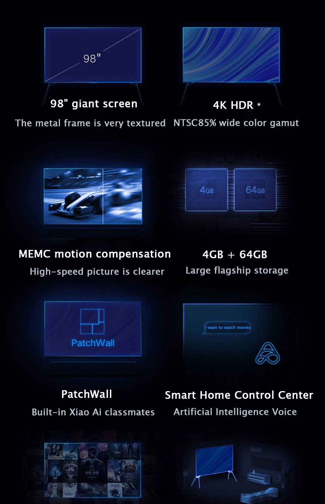 Xiaomi Redmi Max 98 Inch 4K Android Smart LED TV description image 2