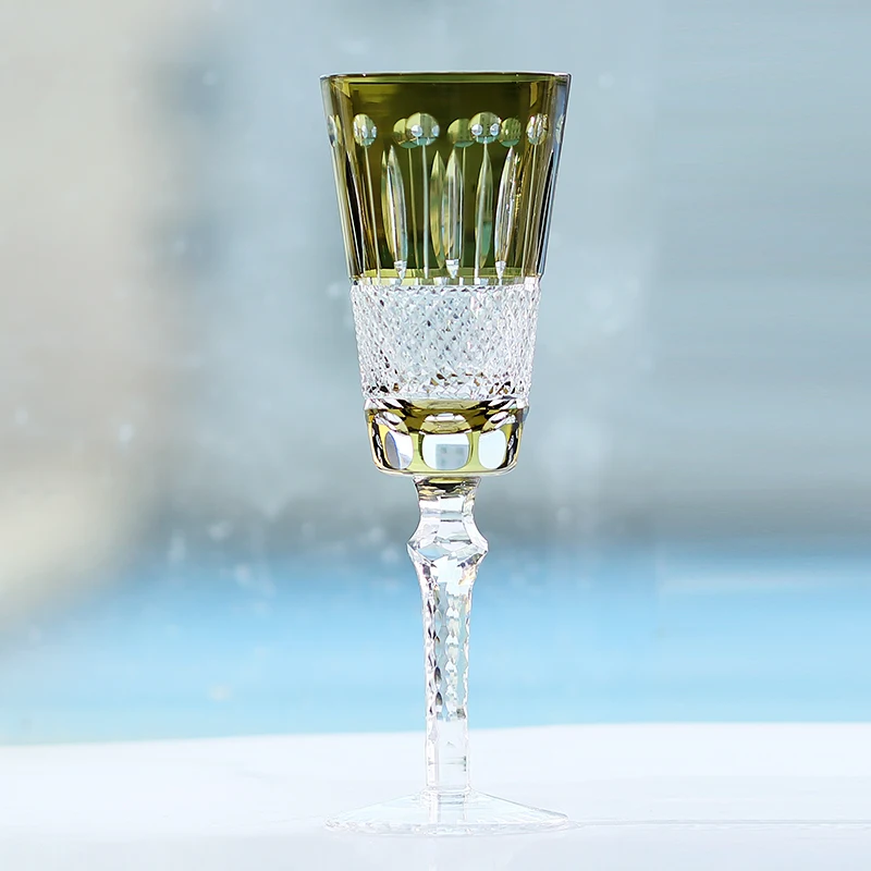 كأس زجاجي على الطراز التشيكي مصنوع يدويًا من زجاج...