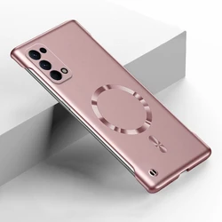 Ultra Thin Frameless Magnetic Phone Case with Matte Shockproof Protection for Huawei nova 8 Pro 5G (RGold)