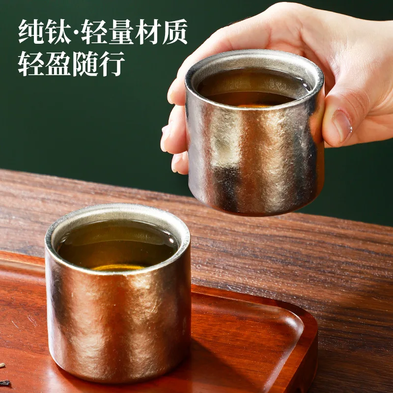 100ml Double-Layer Titanium Insulated Mug - Anti-Scalding, Antibacterial, Fresh-Keeping