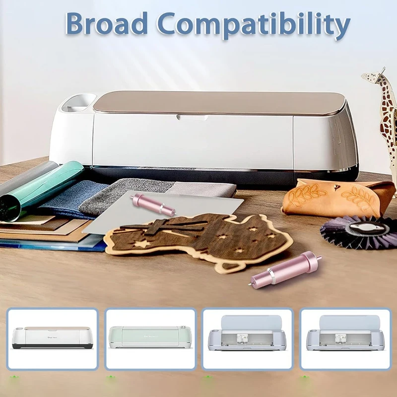 Deep Cut Blade For Cricut Maker 3/Maker/Explore 3/Air 2/Air/One/Venture,60&deg;Deep Point Blade And Housing