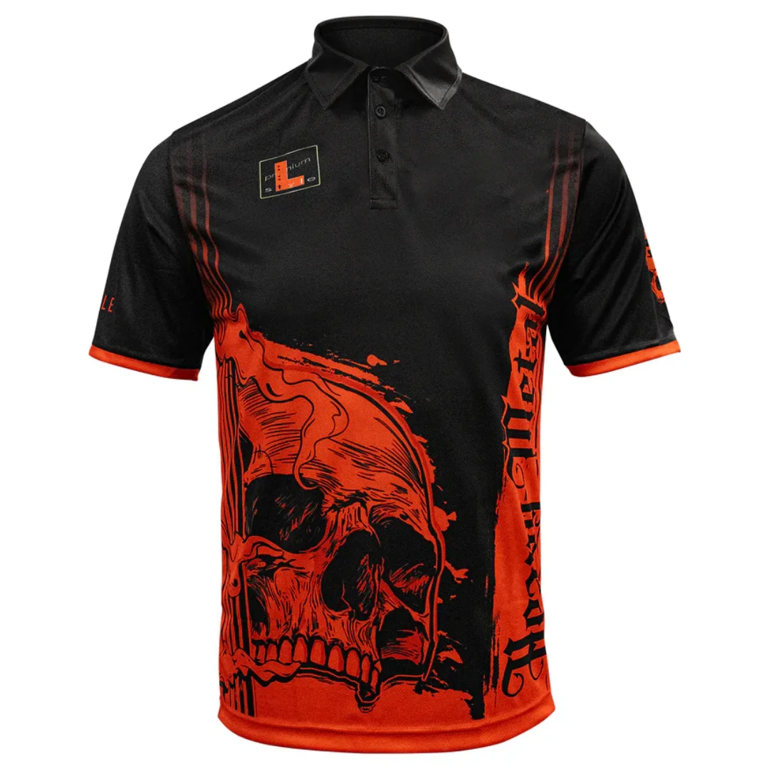 Ryan „Heavy Metal“ Searle – Series 2-Spieler-Dart-Shirt, Dart-Trikot, Darts-Match-Poloshirt, Sport-Herren-T-Shirt, Kinder-T-Shirt