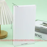 50ชิ้น-แบนสีขาวกล่องบรรจุภัณฑ์กระดาษเปล่าสี่เหลี่ยมตัวอย่างสบู่แฮนด์เมดพรรคกล่องของขวัญ 3