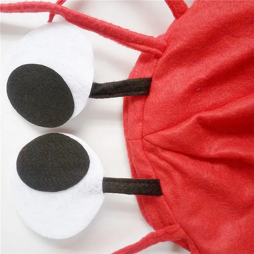 1Pc Cute Red Festival Costume Christmas Red Lobster Hat Funny Lovely Crab Hat Adult Children Party Cap Children Gift Party Hat Carnival Hat