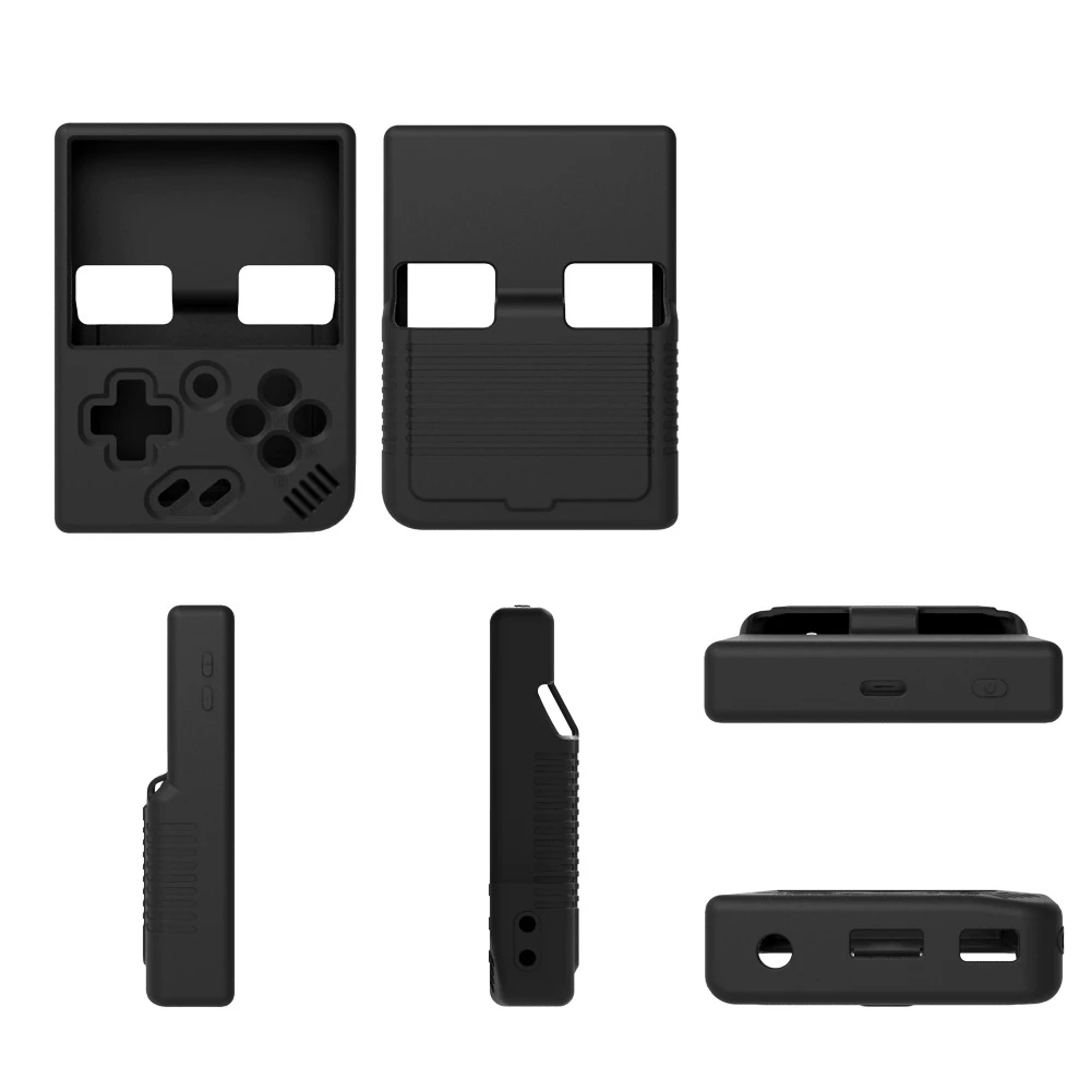

Suitable for Miyoo Mini Plus open source retro game console silicone protective cover solid color storage dust case