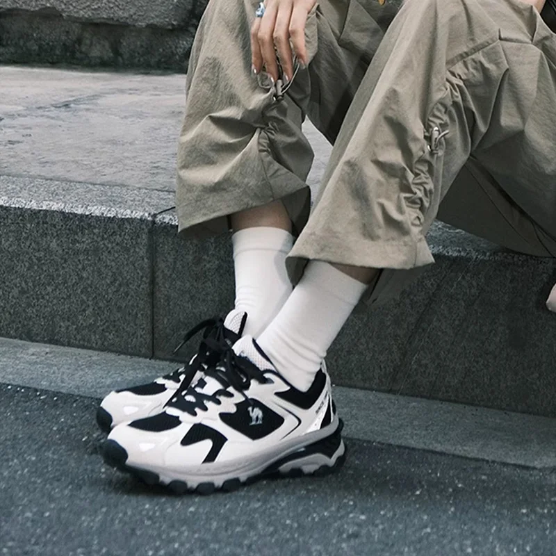 GOLDEN CAMEL 남녀공용 스포츠 러닝화, 메쉬 스니커즈, 통기성 야외 캐주얼 신발, 레트로 조깅화, 2023 신상