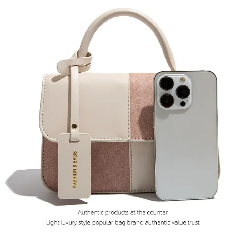 French retro women shoulder bag