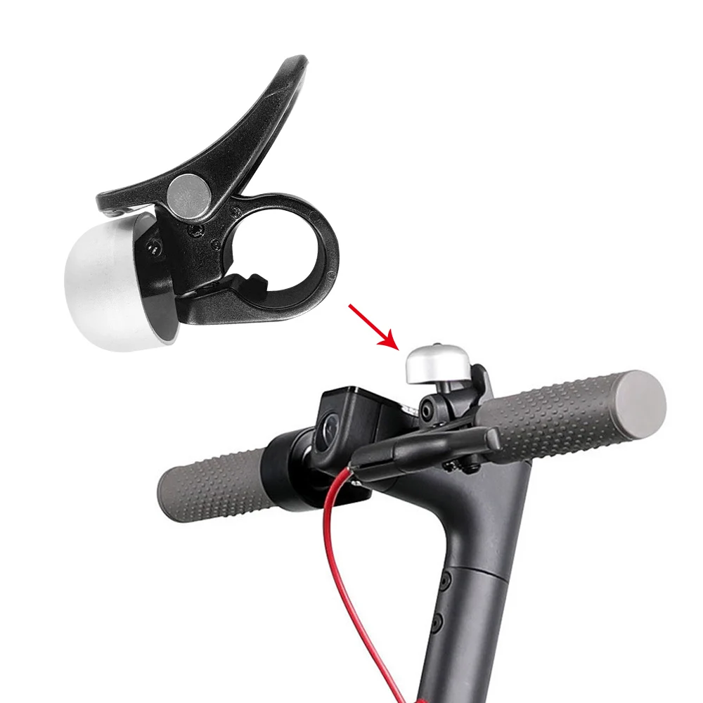 Campanello Per Scooter Elettrico Xiaomi - Lega Alluminio Nero, Suono Forte