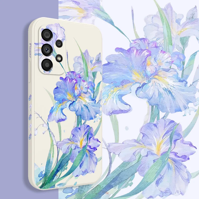 Gorgeous Iris Flowers Phone Case