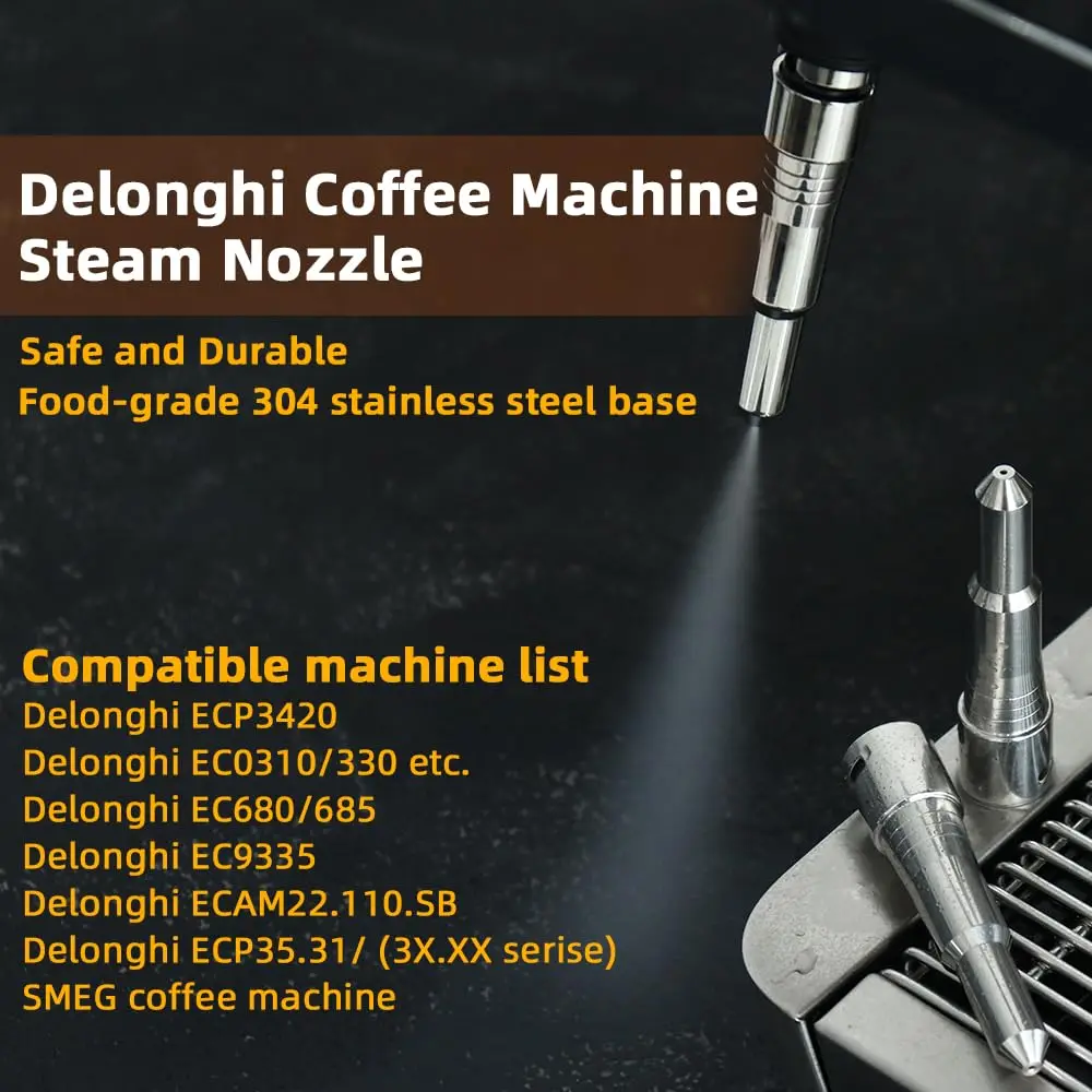 SteamNozzleMilkFrotherFoamInnerTubeTipforDelonghiDedicaEC680