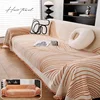 Chenille Sofa Covers Nordic Style Striped Couch Cover Both Sides To Use Sofa Cover Pet Furniture Protector for Four Seasons 6