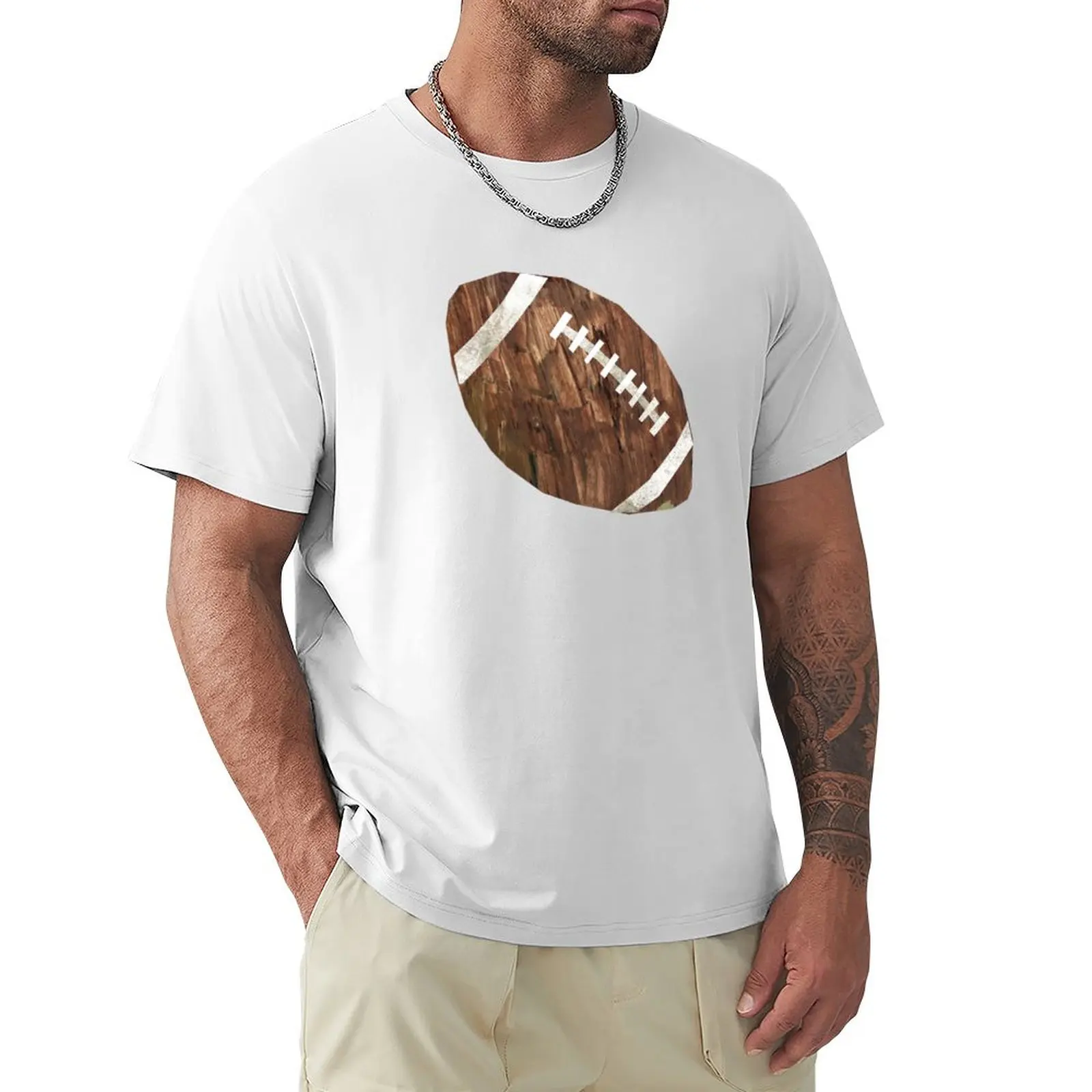 

American Football T-Shirt quick-drying funnys korean fashion men workout shirt