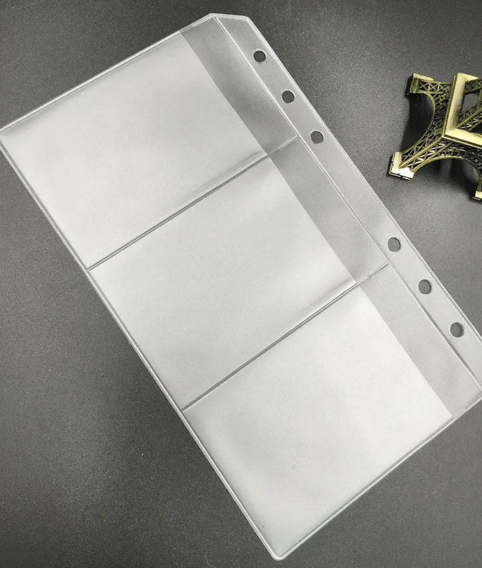 5Pcs A5A6 Binder Zipper Folders